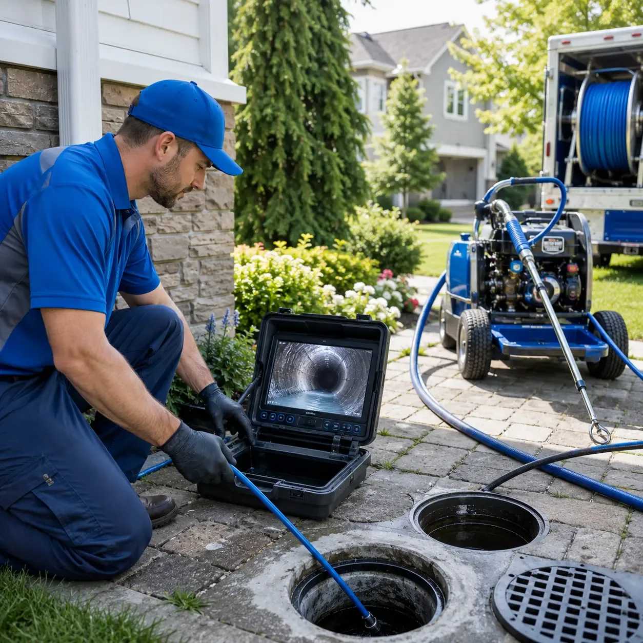 Outdoor drain cleaning professionals serving Vassalboro, ME